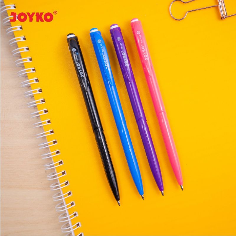 Bolpen Pulpen Pena Joyko BP-142 1.0 mm 1 Box 12 Pcs