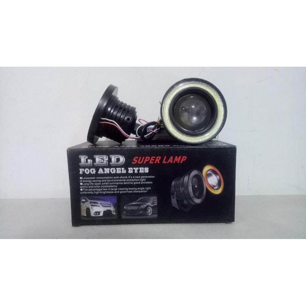 Lampu Led Projie Ring Blue Or White Buat Modif Foglamp Avanza Calya Dll Ukuran 4in Shopee Indonesia