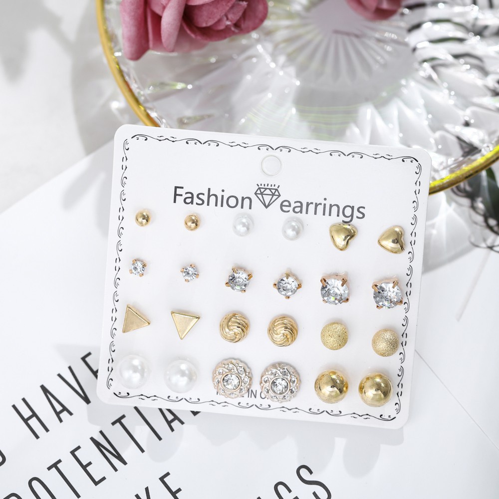 ✨COD Anting Titanium Anti Karat Korea  Tusuk  Anting Korea  Stainless  Wanita Murah-R19