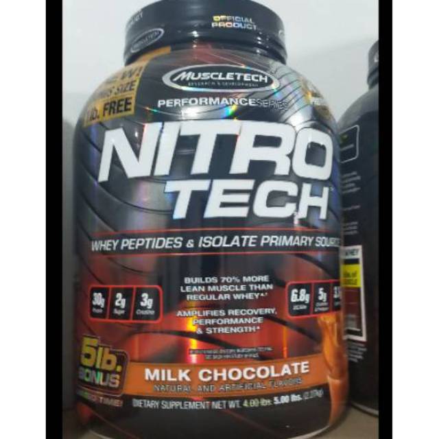 Promo Nitro tech whey peptides  isolate primary Diskon