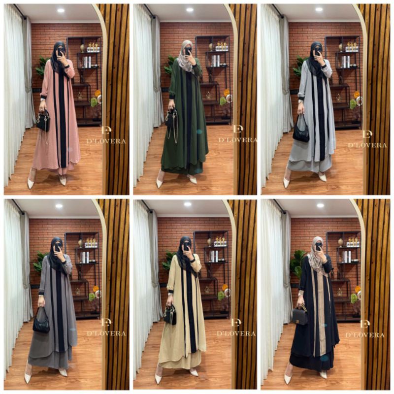 READY Maharani Set 2 ORIGINAL By Dlovera | Set tunik kulot | stelan tunik celana