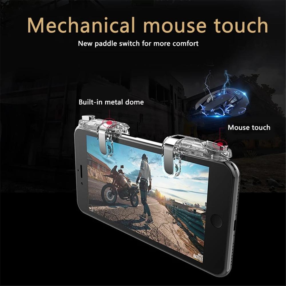 Agustinina Gaming Gamepads PUBG Mobile Portable phone Joystick Handle Joystick Untuk Ponsel Android Joystick Controller L1R1 Trigger