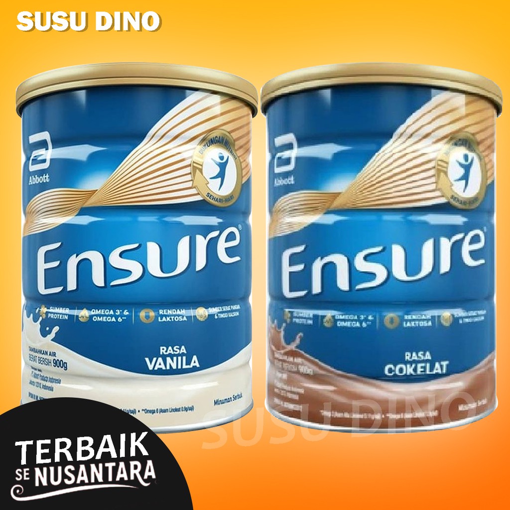 ENSURE VANILA / COKLAT 900 GRAM | SUSU DINO