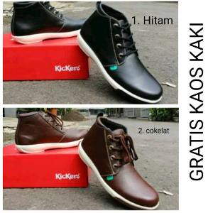 Sepatu Kickers Casual Pria / Sepatu Pria Kulit Asli