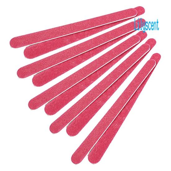 Lily 10Pcs Kikir Kuku Untuk Manicure / Pedicure