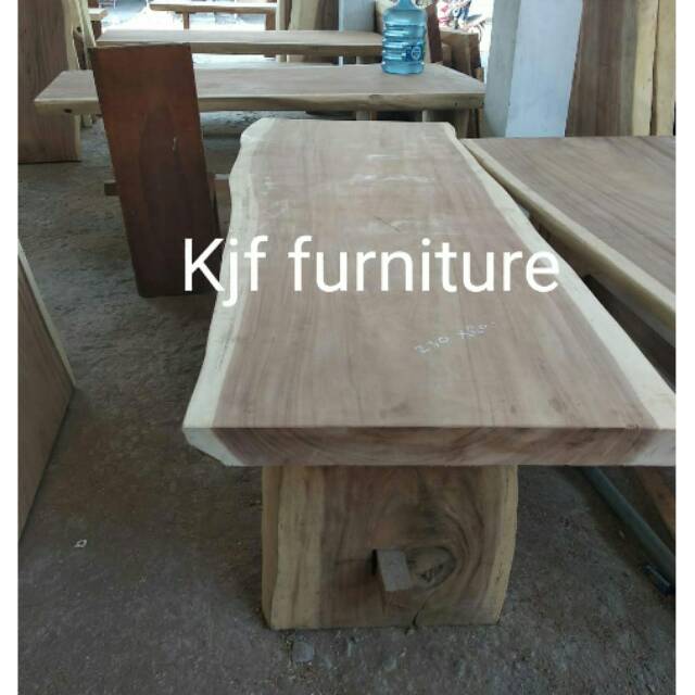 Meja trembesi meja papan trembesi 230x80