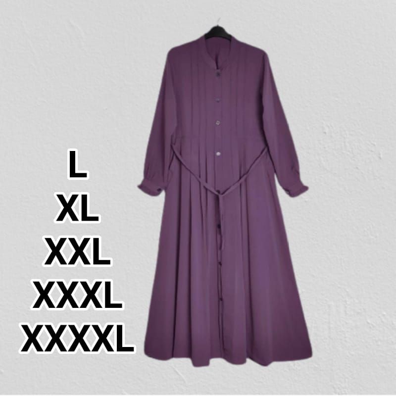 gamis terbaru 2023 lebaran wanita fayha dress busui frendly bumil bahan moscrepe premium ukuran jumbo L XL XXL XXXL XXXXL