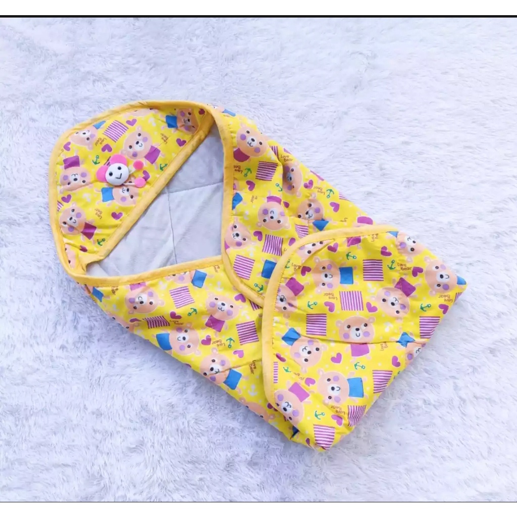 Selimut topi bayi / Selimut bayi warna / Selimut Bayi Karakter Flacee