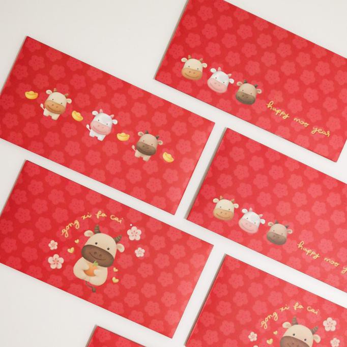 

Angpao imlek Happy Moo Year 2021 (isi 6 pcs)