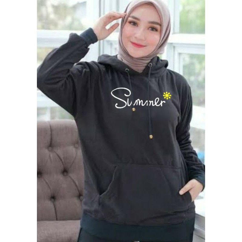 Sweater Hoodie Wanita summer / Sweater Hoodie Korean Style / Sweater Terbaru 2020 / Sweater Tebal