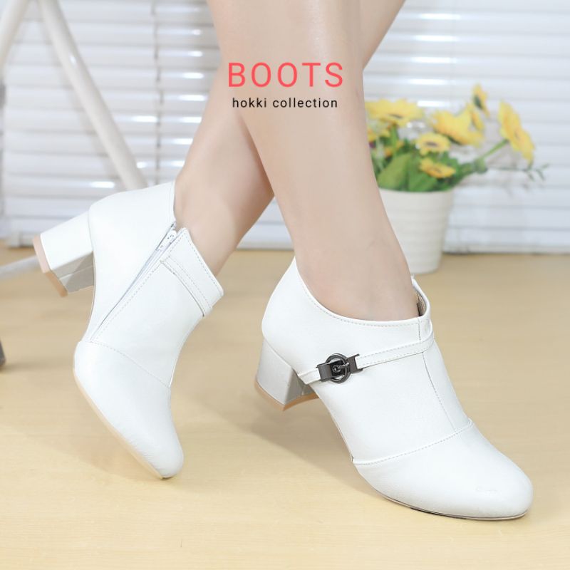 Boots wanita heels 5 cm korea style terbaru