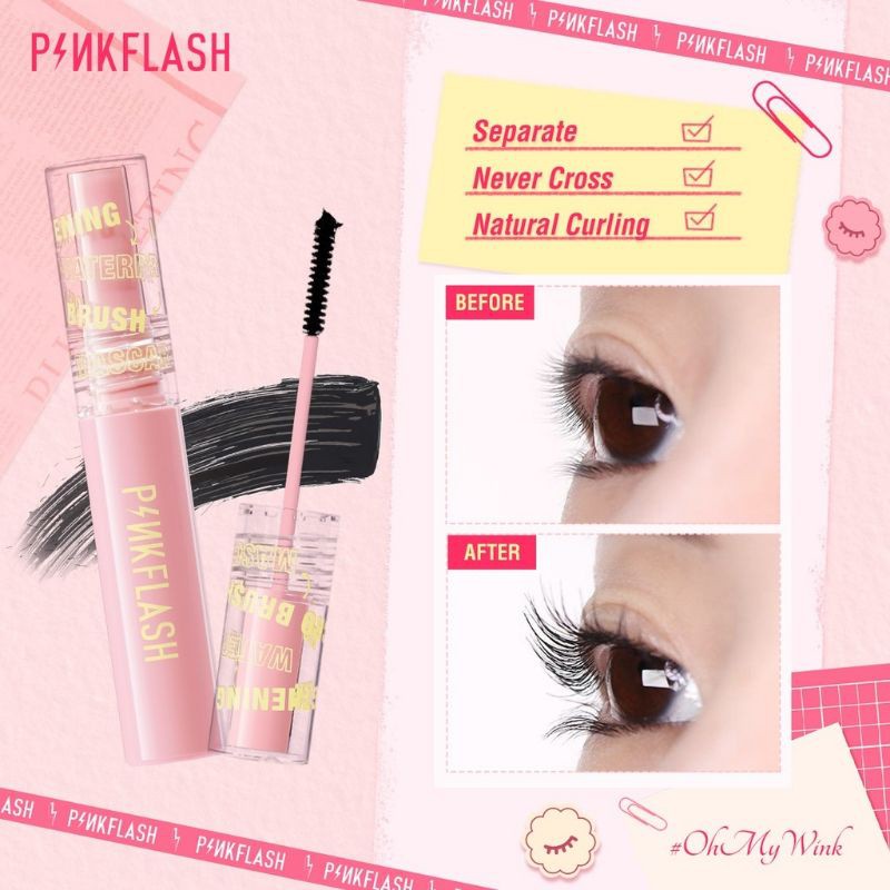 Pinkflash Limitless Eyelash Fiber Mascara Pinkflash Maskara Pinkflash Eyelash Pinkflash Maskara Pink Flash Mascara Pink Flash