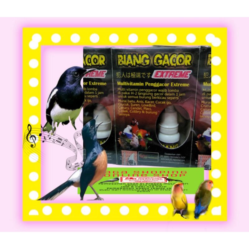 GACOR EXTREME vitamin burung biang gacor extreme kenari murai trucuk pleci multivitamin penggacor extreme asli ori bmw muray