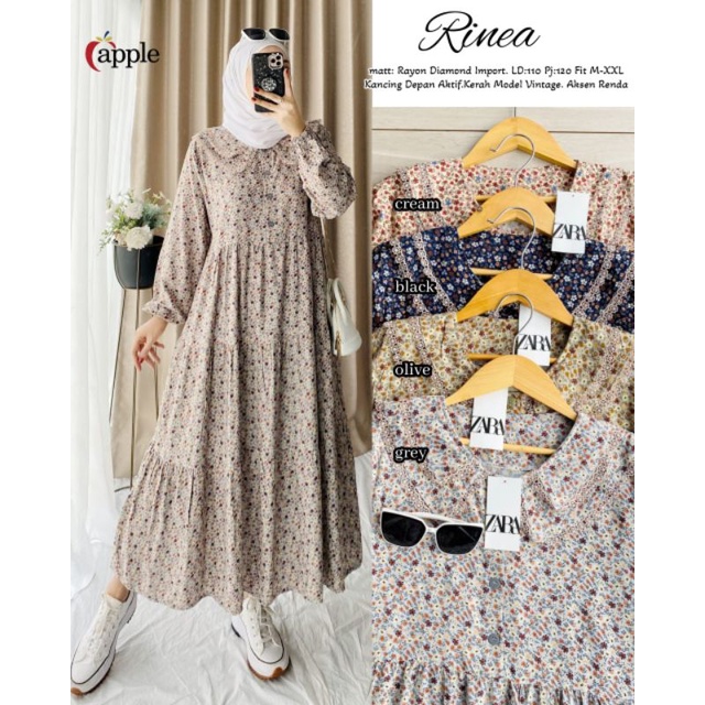 Rinea Midi Dress By Apple Store