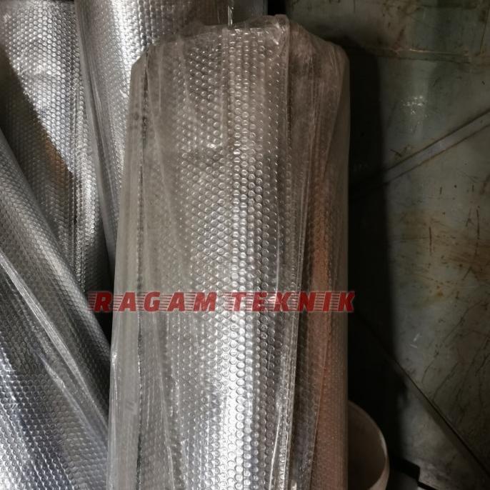 

Bubble Foil Alumunium Metalizin Insulasi Peredam Panas Suara 1 Rol