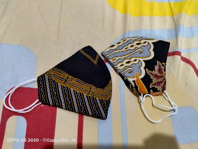 Maginot Kemeja Batik 2.0 Irawan-ss Lengan Pendek Pria + Free Masker