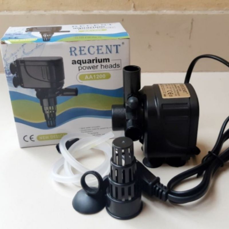 RECENT AA 1200 POWERHEAD MESIN POMPA CELUP AQUARIUM AQUASCAPE AA 1200