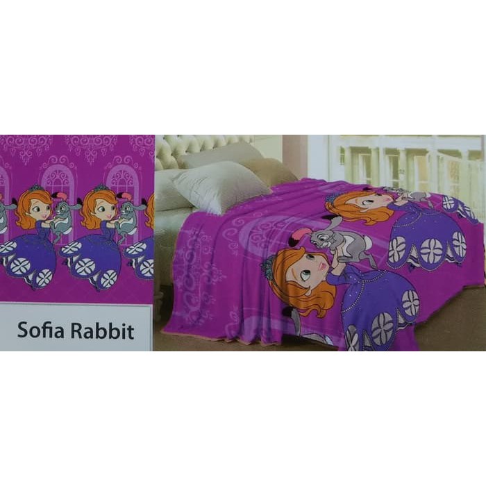 SELIMUT LADY ROSE SOFIA RABBIT BLANKET PRINCESS FIRST PUTRI & KELINCI