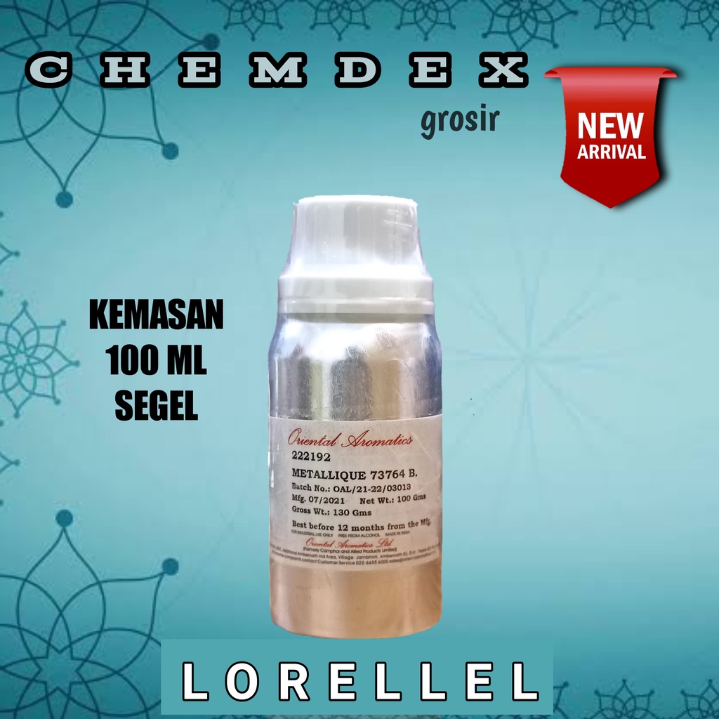 BIBIT PARFUM MURNI//LORRELEL-CHANEL PLATINUM// ORIENTAL AROMATICS // 100ML SEGEL