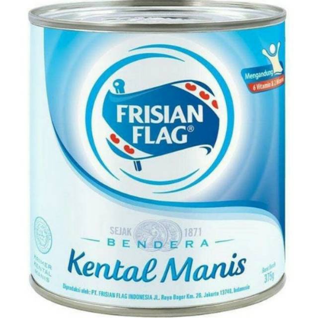 

Susu bendera putih kaleng 380 gr