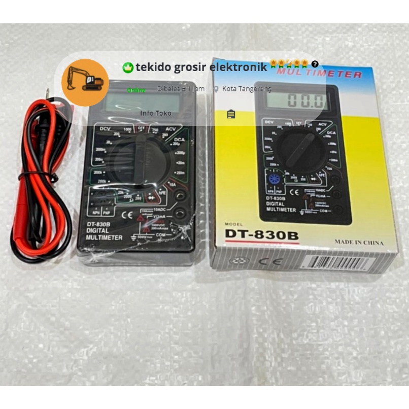 Multi Tester DT830B DT 830B PROMO