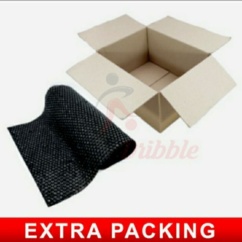 

Packing Tambahan Extra Bubble Wrap dan Box