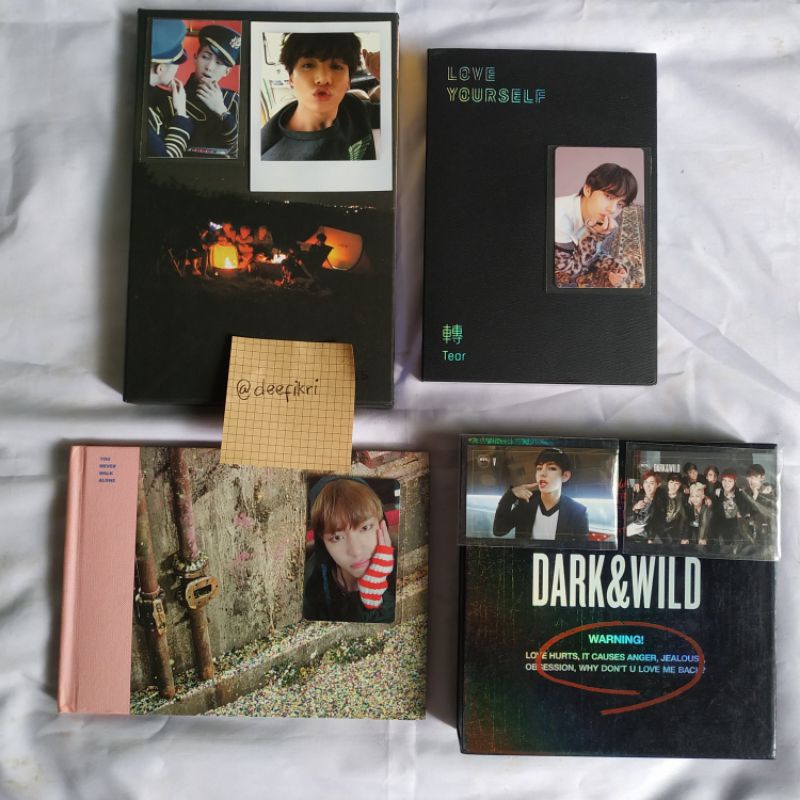 BTS album Young Forever YNWA Love Yourself Dark &amp; Wild RM Namjoon Jungkook Taehyung PC