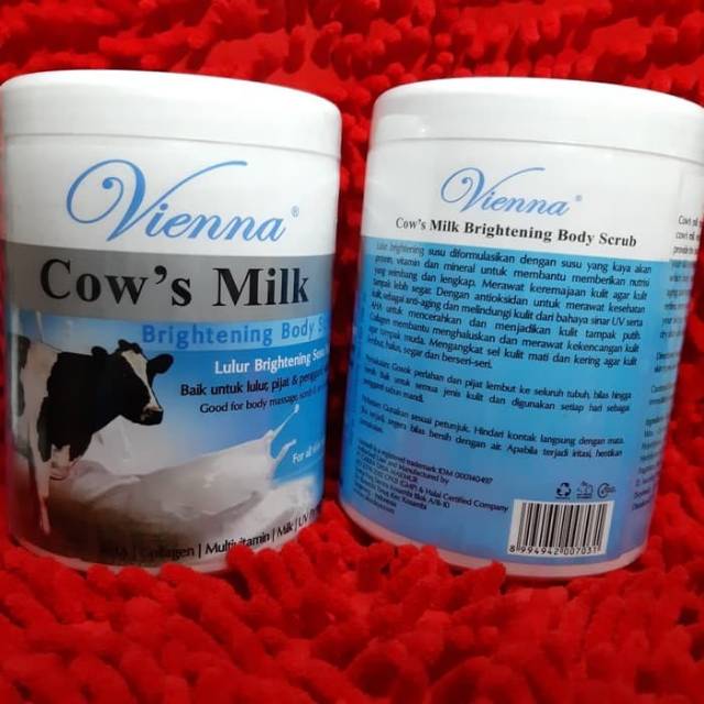 LULUR VIENNA BODY SCRUB COW'S MILK 1000ml BPOM