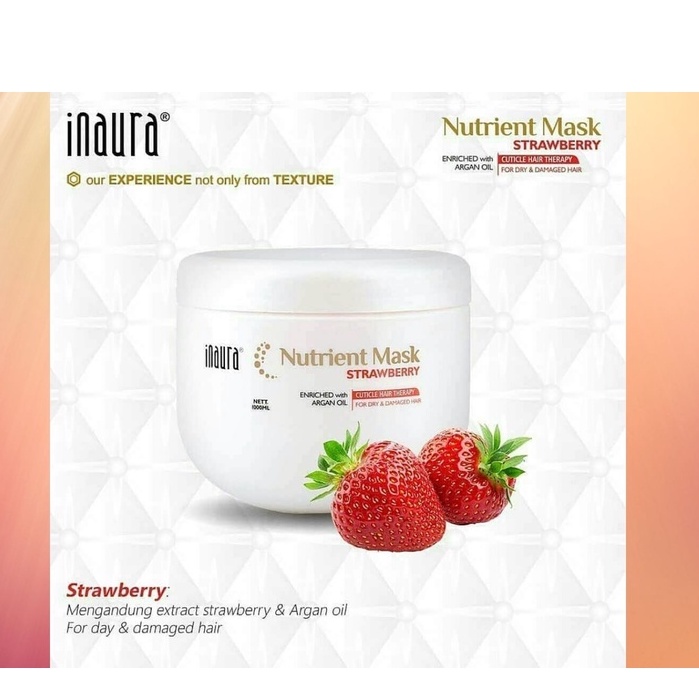 Jual Inaura Nutrient Masker Rambut / Hair Mask / Hair Masker 1000GR ...