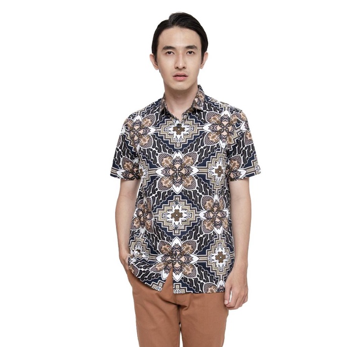 MANZONE Kemeja Batik Lengan pendek Agnibrata
