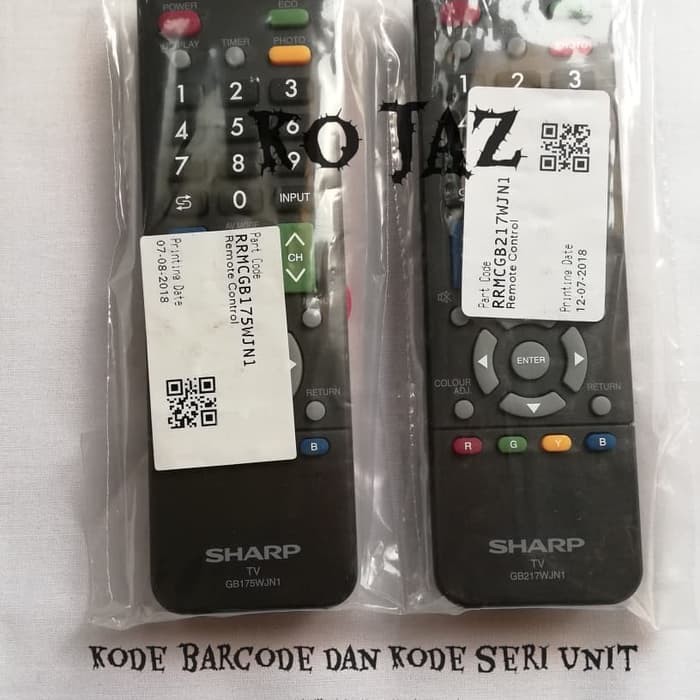 Grosir REMOTE LCD/LED TV SHARP ORI 100% Keren