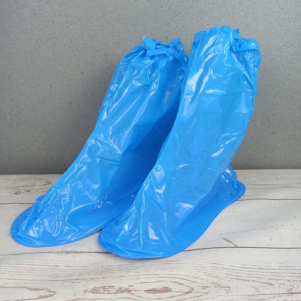 Cover Hujan OMTP2UBL Sepatu Size XL - Blue