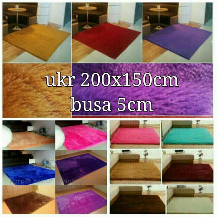 Murah Kasur Karpet Busa Bulu Boneka Tebal 6Cm