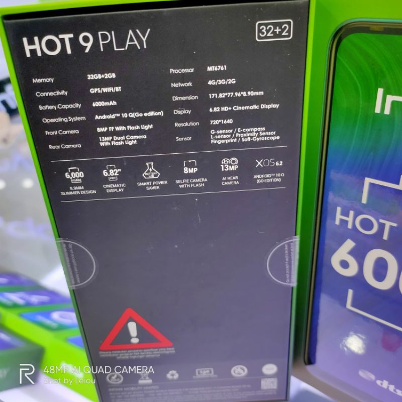 infinix hot 9 play 2/32gb resmi