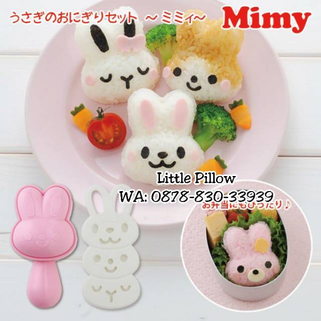 (MIMY BENTO) Bento Rice Mold Mimy Bunny/Cetakan Nasi Karakter Bento/Cetakan Bento