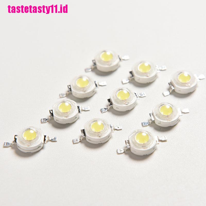 【TTID】10PCS 1W Pure White SMD LED Beads