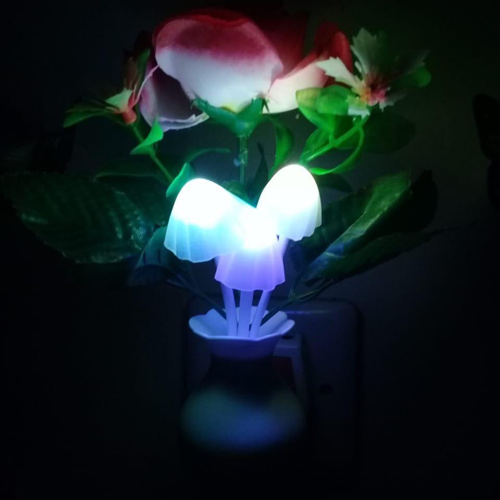 [✅COD] Lampu Tidur Hias Led Jamur Bunga Pentol Tumblr Besar Sensor Cahaya Perlengkapan Dekorasi Hiasan Dinding Kamar Tidur Ruang Tamu Rumah Aesthetic Unik