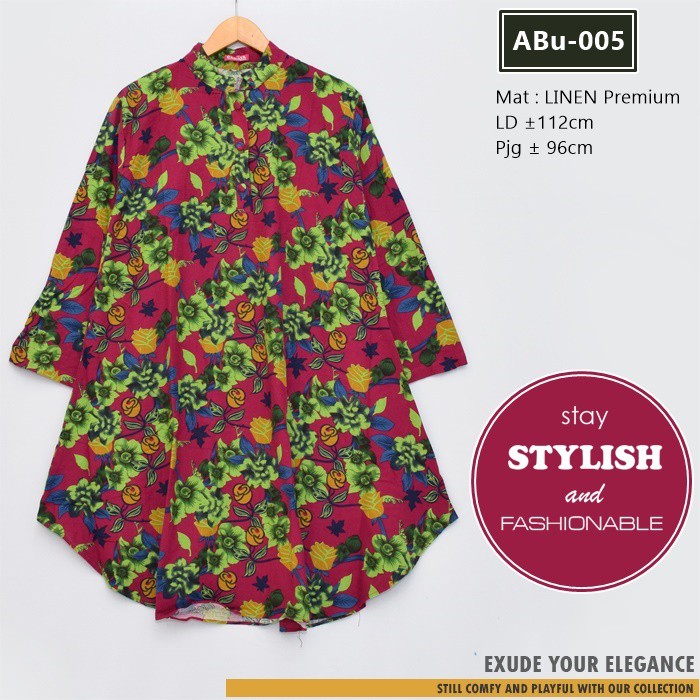 Blouse jumbo / oversize / Atasan bahan Linen fit to XXL