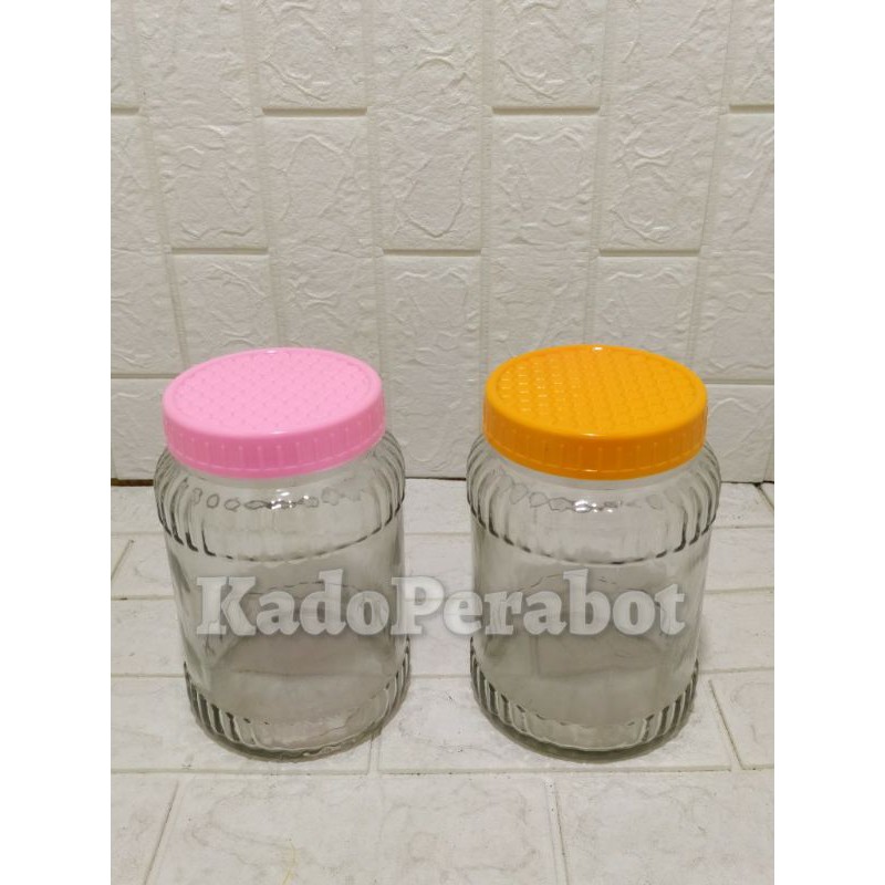 toples kaca 11x20 TP3 - toples kaca putar - toples kaca bening putar