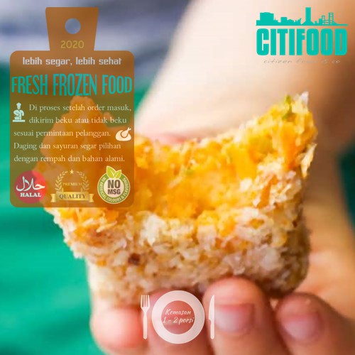 

Sweet Potato Cheese Croquette | Kroket Keju Ubi | Frozen