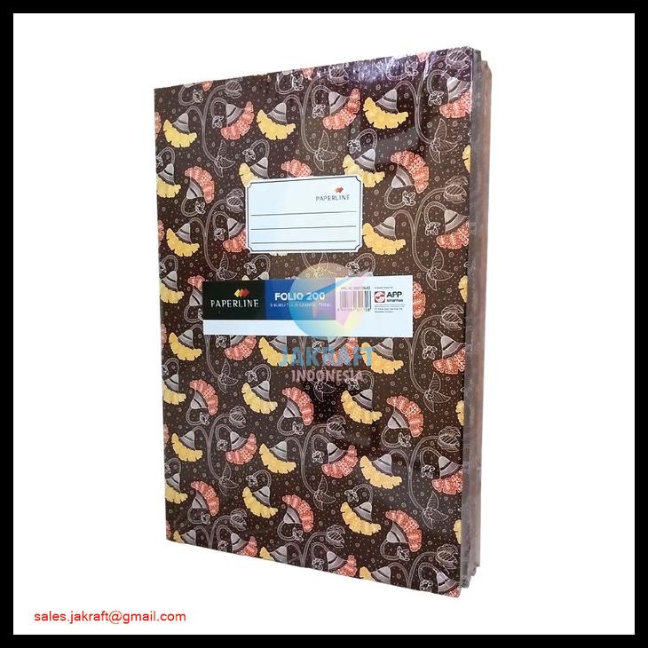 

Buku Folio Hard Cover Hardcover Isi 200 Lembar Paperline Terbaik Kode 1312