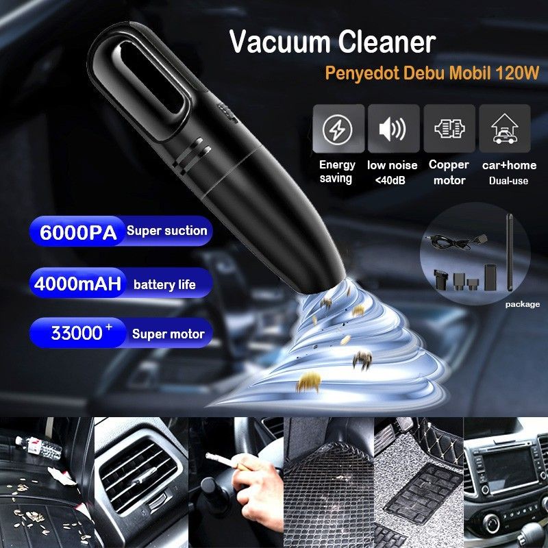 Alat Penyedot Debu Vacuum Cleaner Listrik Penyedot Debu Portabel  Penyedot debu mobiil