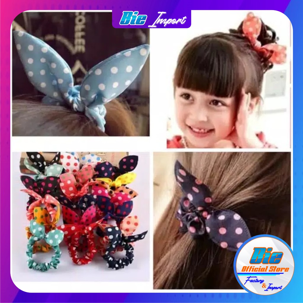 Ikat Rambut Chibi Motif Lucu Korean Style Import