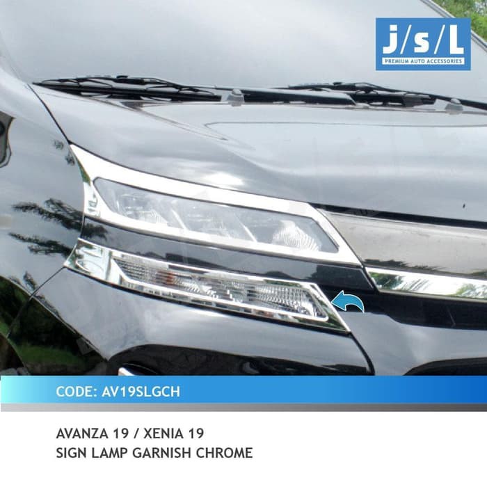 Garnis Lampu Samping Avanza Xenia 2019 Chrome