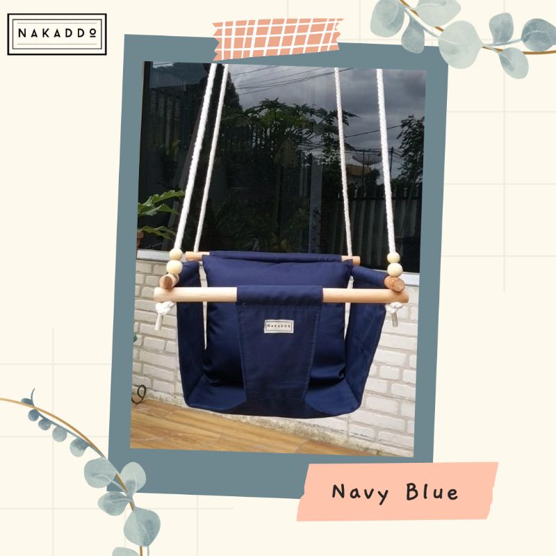 Ayunan Bayi / Anak / Balita Handmade Navy Blue