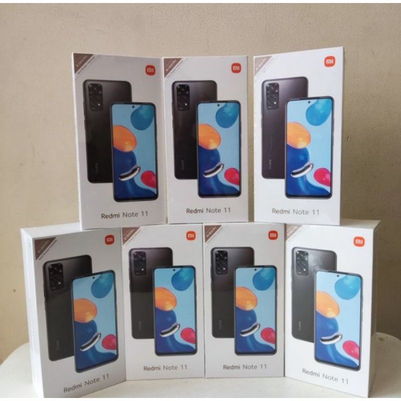 NEW/BARU XIAOMI REDMI NOTE 11 RAM 6 ROM 128 6/128 GB ORIGINAL GARANSI RESMI TAM 3 TAHUN MI LITE PAD 