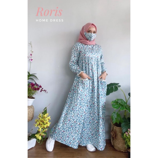 Home Dress by Roris / Casual Dress / Gamis Branded Wanita / Moslem Wear / Holwa Fashion