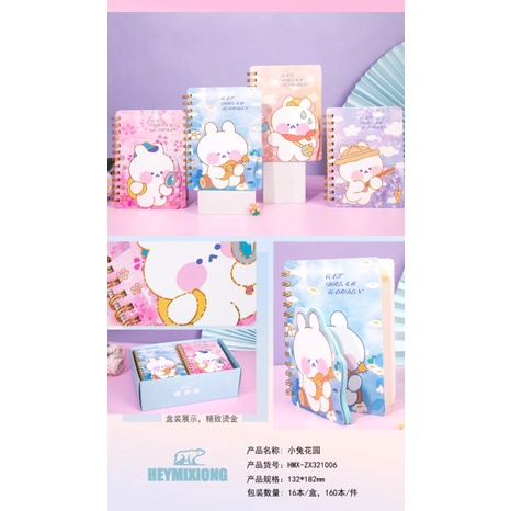 

[D] ZX321006 Notebook Agenda Diary Bear Buku Spiral DIARY