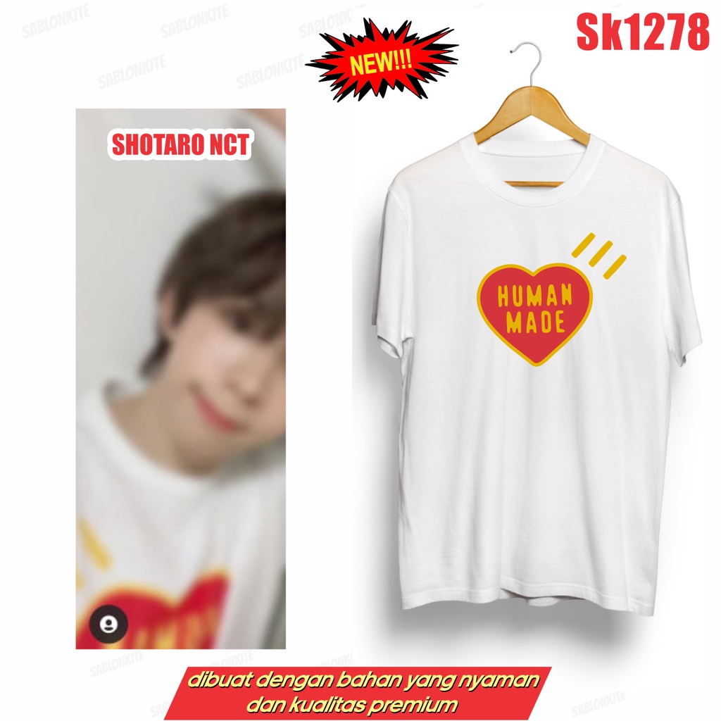 MURAH!!! KAOS NCT DREAM SHOTARO HUMAN SK1278 UNISEX ADA KAOS ANAK