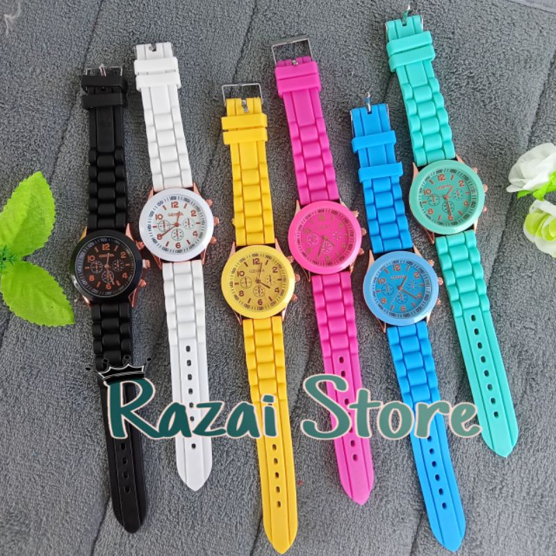 JAM TANGAN WANITA/PRIA GENEVA CANTIK DAN KEREN